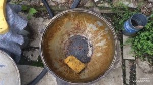 Как отмыть казан в холодной воде?