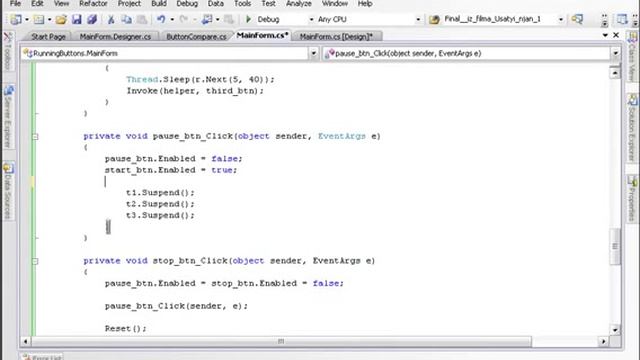 Урок 124 C# Определение и кодирование ключевых ситуаций в приложении смотреть онлайн