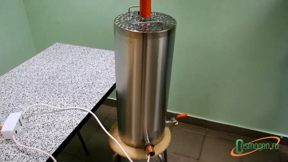 Самогонный аппарат "Сатурн"на перегонном кубе из нержавейки 35 Л смотреть онлайн
