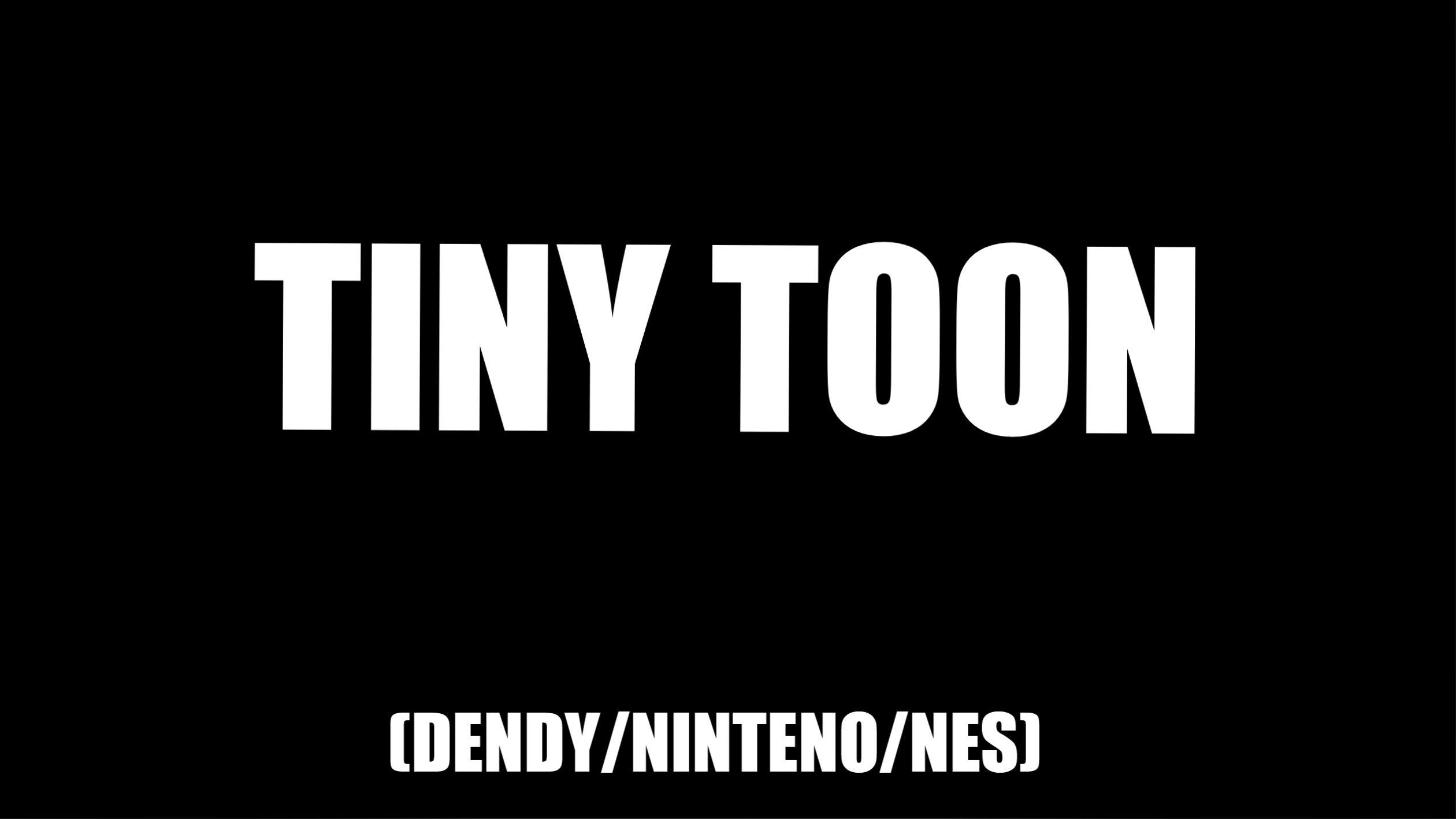 TINY TOON/Nintendo/Прохождение