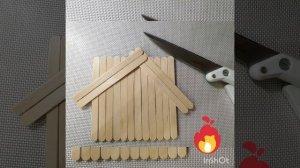 Поделки из палочек от мороженного