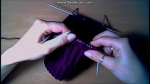 Шапка спицами-красивым узором.Подробный мастер класс по вязанию шапки с косами