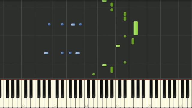 How to play sonata no. 5 (first movement) by beethoven on piano - Synthesia смотреть онлайн