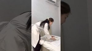 смена постельного белья. продольный способ