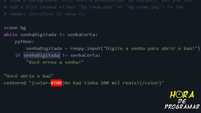 Ren'py - Baú com Senha смотреть онлайн