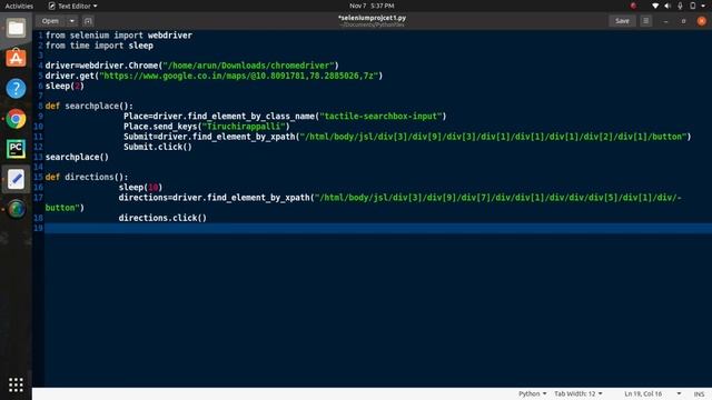 Google Maps Automation Project using Selenium Python | AK