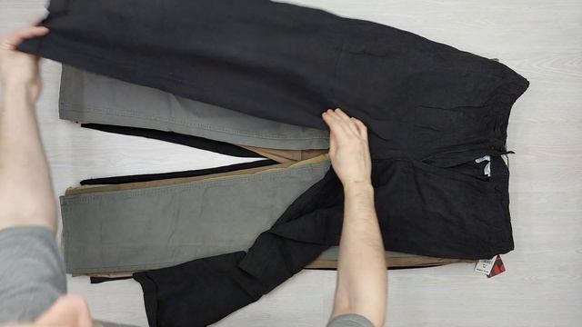 22391 Штаны мужские хлопок Mens pants (cotton) (extra) 17 пак 45.2кг. по 6.95€/кг. 98шт. смотреть онлайн