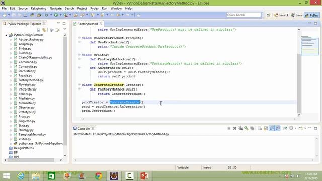 Factory Method Design Pattern In Python
