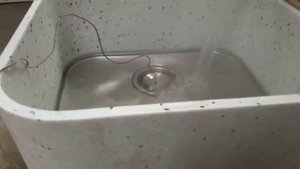 Новинка! Каменная раковина с железным дном!