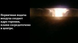 Растопка дровяного подового котла длительного верхнего горения Flames GREEN КОД