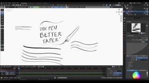 Grease Pencil Blender Brush Settings Beginner Tutorial