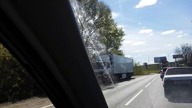 Вечная пробка в районе Ашана (кольцо дьявола) Химки смотреть онлайн