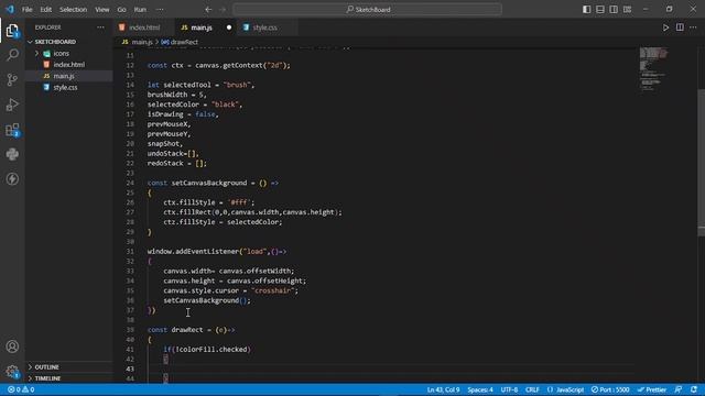 Build A Sketch board or Paint App in HTML CSS & JavaScript | The Coding Guide