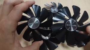 Обзор вентиляторов для Sapphire Nitro + RX580 RX570 RX480 RX470 маркировки CF1015H12D и FD10015M12D