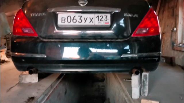 Звук выхлопа Teana J31 2.3 смотреть онлайн