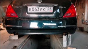 Звук выхлопа Teana J31 2.3