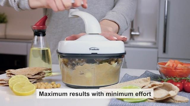 Eating fresh with Trudeau's Manual Food Processor!