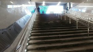 Пешеходный переход от Ярославского вокзала к метро после реконструкции