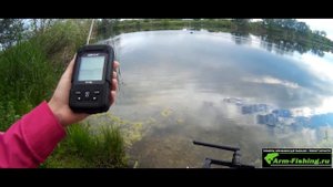 Как работает эхолот Lucky ff718li на скоростном кораблике ARM-FISHING MINI SPEED