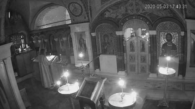 03.05.2020 Прямая трансляция. Вечерня, утреня и молебен смотреть онлайн