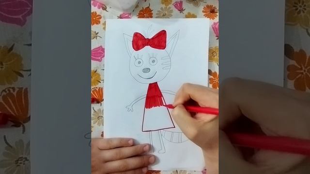 #учимся рисовать карамельку#drawing #карамелька #ипи кота[#ютуб #shortvideo смотреть онлайн