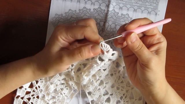 Ажурная летняя кофточка крючком из японского журнала (3 из 4 частей) Crochet Openwork Summer Blouse