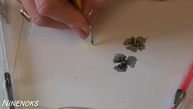 Что можно нарисовать гелевыми РУЧКАМИ легко и просто. Рисуем ЦВЕТЫ. DIY. смотреть онлайн