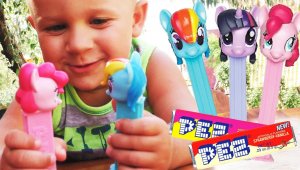 ★ Открываем Конфеты PEZ Dispensers My Little Pony Мой маленький Пони MLP МЛП