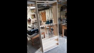 Хранение рыболовных снастей. Шкаф для спиннингов. Просто и надежно