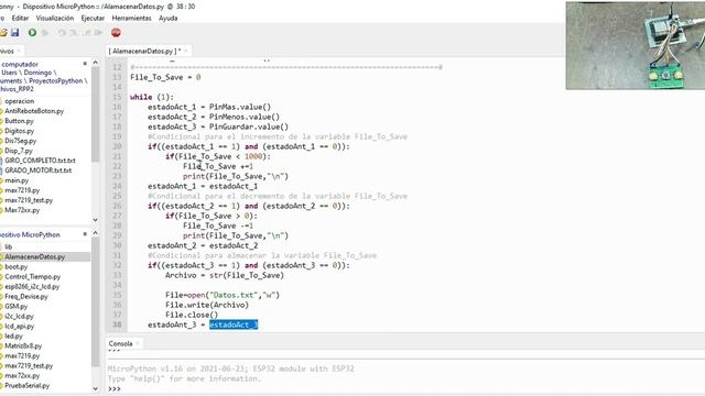 Cómo Almacenar de datos en Micro Python смотреть онлайн