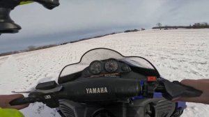 98 Yamaha SRX 700 Top Speed Run