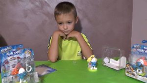 Смурфики сюрприз распаковка игрушек Smurfs toys surprise box unboxing