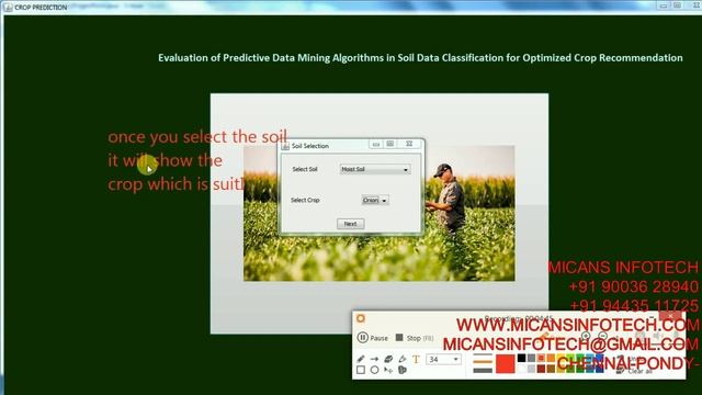 evaluation of predictive data mining algorithms in soil data classification for- IEEE PROJECTS 2018
