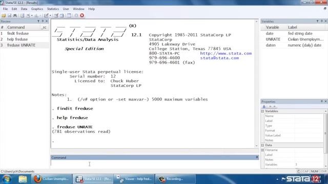 Using freduse to download time-series data from the Federal Reserve in Stata® смотреть онлайн