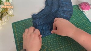 ✔юбка для куклы  Паола Рейна, летняя многоярусная +ВЫКРОЙКА, длина мини макси