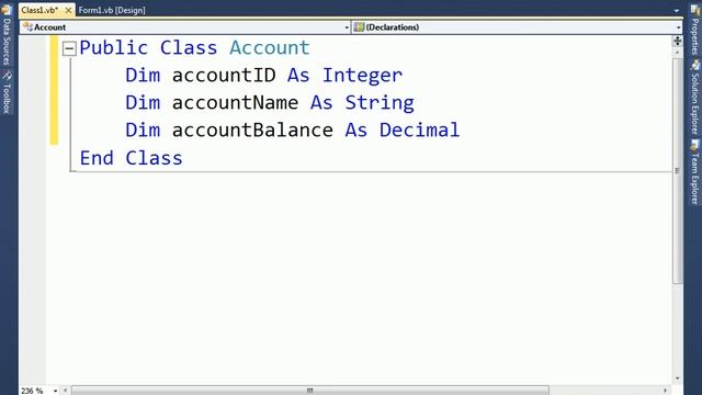 making a visual basic project in visual studio 2010 part 1.