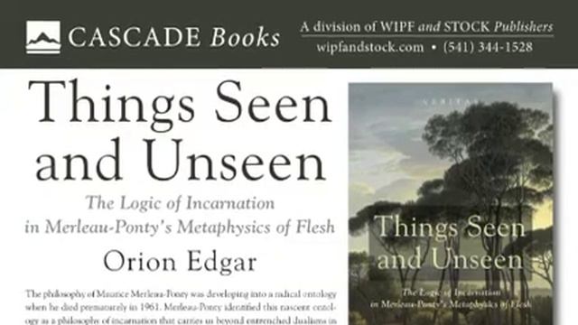 Orion Edgar Things Seen and Unseen Book Launch