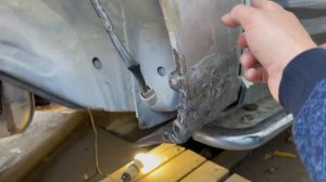 Mitsubishi Pajero 3 - кузовной ремонт - реставрация передних подкрылков