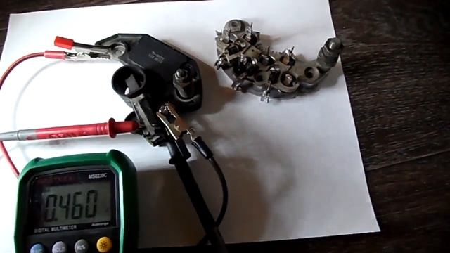 Проверка регулятора напряжения генератора (Voltage regulator for alternator) смотреть онлайн