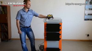 Твердотопливный котел длительного горения бытовой серии Котлант КГ 16