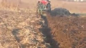 пахота на минитракторе