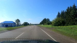 Дорога в райцентр Манского района село Шалинское Красноярский край август 2024г.