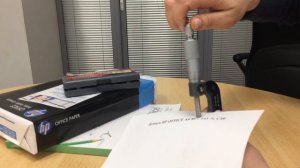 Измерение толщины листа бумаги HP OFFICE A4