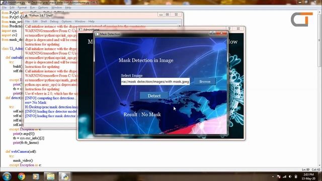 Face Mask Detector with OpenCV, KerasTensor Flow, and Deep Learning |  Python Projects Hyderabad |