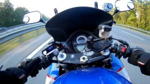 новичок VS литровый спортбайк (Первый раз на литре) suzuki sv 1000 s 250км ч