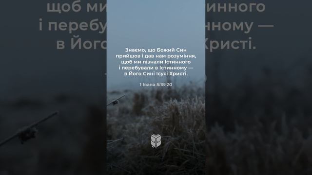 1 Івана 5:18-20 Сучасний переклад Біблії українською мовою #biblevision