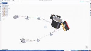 Маршрутизация электропроводки в Solid Edge