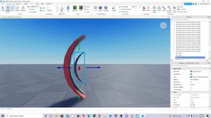 How to make a curved model in roblox studio without using 3D modeling apps.