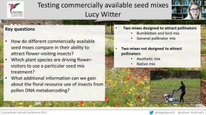 Using DNA metabarcoding to investigate pollinator foraging (Abigail Lowe)