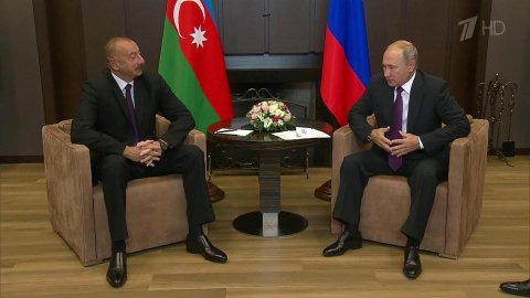 Владимир Путин и Ильхам Алиев обсудили экономическое сотрудничество России и Азербайджана